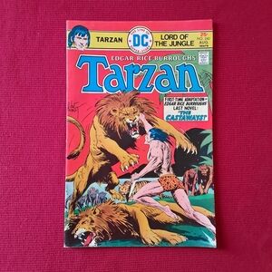 Tarzan Issue #240 1975 DC Comics First Printing VF-NM Joe Kubert Cover